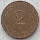 Германия 2 пфеннига 1981 г. J