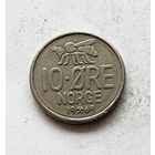 Норвегия 10 эре, 1969