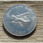 Werty71 Новая Зеландия 1 доллар 1989 Игры Содружества Плавание