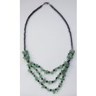 Колье. Камень. Кубики. 70-е годы, СССР.  Длина 50-55 см