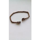 Винтажный бронзовый браслет с дамских часиков ретро клеймо