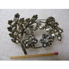 Брошь винтажная ЧССР. Веточка с цветами
