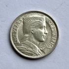 Монета СЕРЕБРО Латвия 5 лат 1932 год СУПЕР