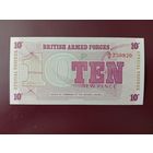 Великобритания 10 новых пенсов 1972 (Армейский ваучер) UNC