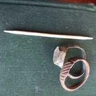 Перстень в эмалях и колечко