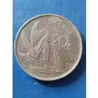 Бельгия 20 франков 1980 "BELGIE"