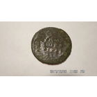 Полушка 1731 г перечекан с копейки