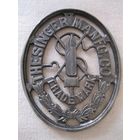 Красивая старинная шильда. Литьё, чугун. США, начало 20-го века.