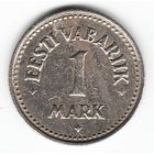 Эстония 1 марка 1922 г. Ni/Cu