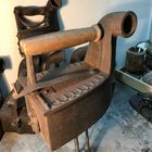 Большой старинный утюг 8-й номер.