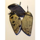 Комплект: кольцо + серьги из яшмы (самоцвет), покрытие металла - серебрение.