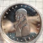 5 марок ФРГ 1977 года .200-летию со дня рождения драматурга Генриха фон Клейста  .Серебро.