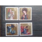 Германия 1991 Рождество** Михель-10,0 евро полная серия