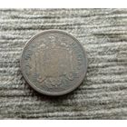 Werty71 Испания 2,5 песеты 2 1/2 1953 необычный номинал