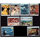 Руанда 1980 живопись Мане Лотрек Ренуар и др   MNH