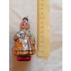 Ёлочная игрушка ДЕВОЧКА С БУКЕТОМ СССР 0051