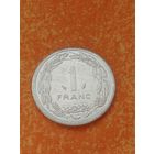 2. Распродажа! Центральная Африка 1 франк 1992 г. Редкий год ! UNC!