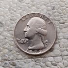 1/4 доллара (квотер) 1972(D) года США.