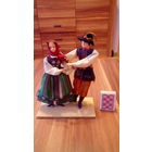 СТАТУЭТКА ТРЯПИЧНАЯ , ВИНТАЖНАЯ, РУЧНАЯ РАБОТА, ПОЛЬША