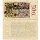 Германия. 500000000 / 500 000 000 марок (образца 1923 года, P110d, водяной знак D и G в звёздах, aUNC)