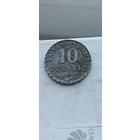 10 пфеннигов 1917 года (нотгельды) Германия Город Бохум. Ветка дуба. 22