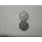 Монеты две марки 1971и1977г