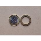 2 рубля 2009 БРАК (заготовка внешнего кольца), без МЦ!!