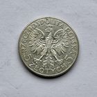 Монета СЕРЕБРО Польша 5 злотых 1933 год Ядвига ОТЛИЧНЫЕ