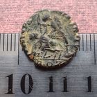 Римская империя до V века, фоллис. Нечастый монетный двор - Рим. /13/