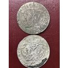 6 Грошей.Пруссия.1757г.цена за две.