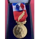 Почётная медаль труда с пальмой- позолоченное серебро .Франция