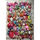 Огромный лот ёлочные игрушки цена за все более 100 шт