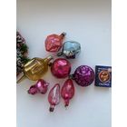 Лот елочных игрушек.