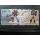 Латвия, 2006. Ювелирные изделия, сцепка