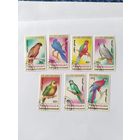 Монголия  1990 7м  попугаи