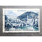 Марка Франция 1954 год Город Лурд