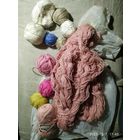 Пряжа , нитки , Лотом , шерсть и лён.