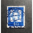 Марка Германия 1961 год Стандартный выпуск