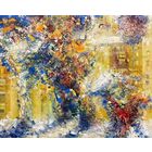 Шепелевич В.А. "Снег в городе", 2007г. Холст, масло. Размер 80х65 см.