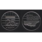 Нидерланды km204 25 центов 2001 год (_4