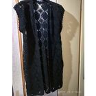 Жакет ажурный 48размер, шерсть.