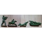 РЕДКИЕ Оловянные солдатики из СССР всего 4 штуки