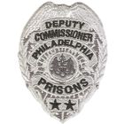 Нагрудный знак сотрудника Департамента тюрем Филадельфии,CША