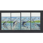 Соломоновы Острова 1998** Фауна моря Марлин Рыба-Меч #958-961