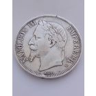 5 франков 1867 год, серебро.
