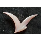 Брошь  чайка , заколка . Винтаж.