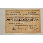 1923 год Германия 2 000 000 марок