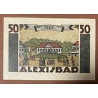 Нотгельд , 50 пфеннигов, Гарцгерод, 1921 год. Веймарская республика