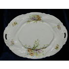 С рубля. Целое!! Блюдо сервировочное. "Фабрика Кузнецова на Волхове". Ручная работа. Номерное. Российская Империя. Оригинал.