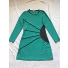 Платье коктейльное 42-44 Турция цвет бирюзовый